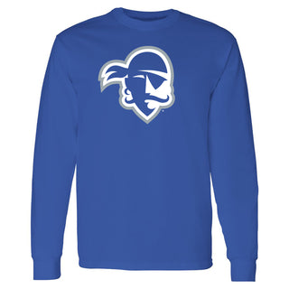 Seton Hall University Pirates Primary Logo Long Sleeve T-Shirt - Royal