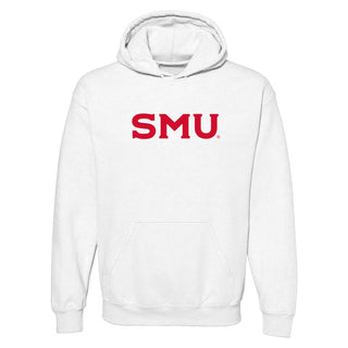 Southern Methodist University Mustangs Basic Block Hoodie - White