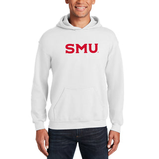 Southern Methodist University Mustangs Basic Block Hoodie - White