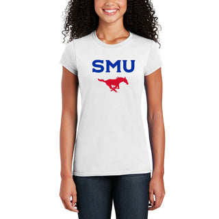 Southern Methodist University Mustangs Arch Logo Women's T-Shirt