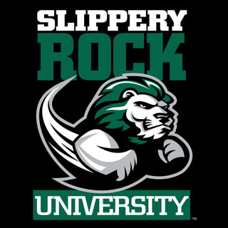 Slippery Rock University The Rock Primary Logo Short Sleeve T-Shirt - Black