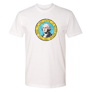 Washington State Flag NLA T-Shirt - White