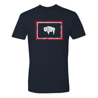 Wyoming State Flag NLA T-Shirt - Midnight Navy