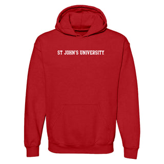 St John's University Red Storm Basic Block Hoodie - Red