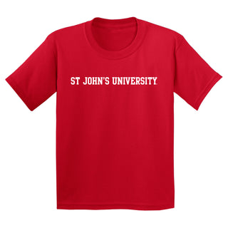 St John's University Red Storm Basic Block Youth T-Shirt - Red
