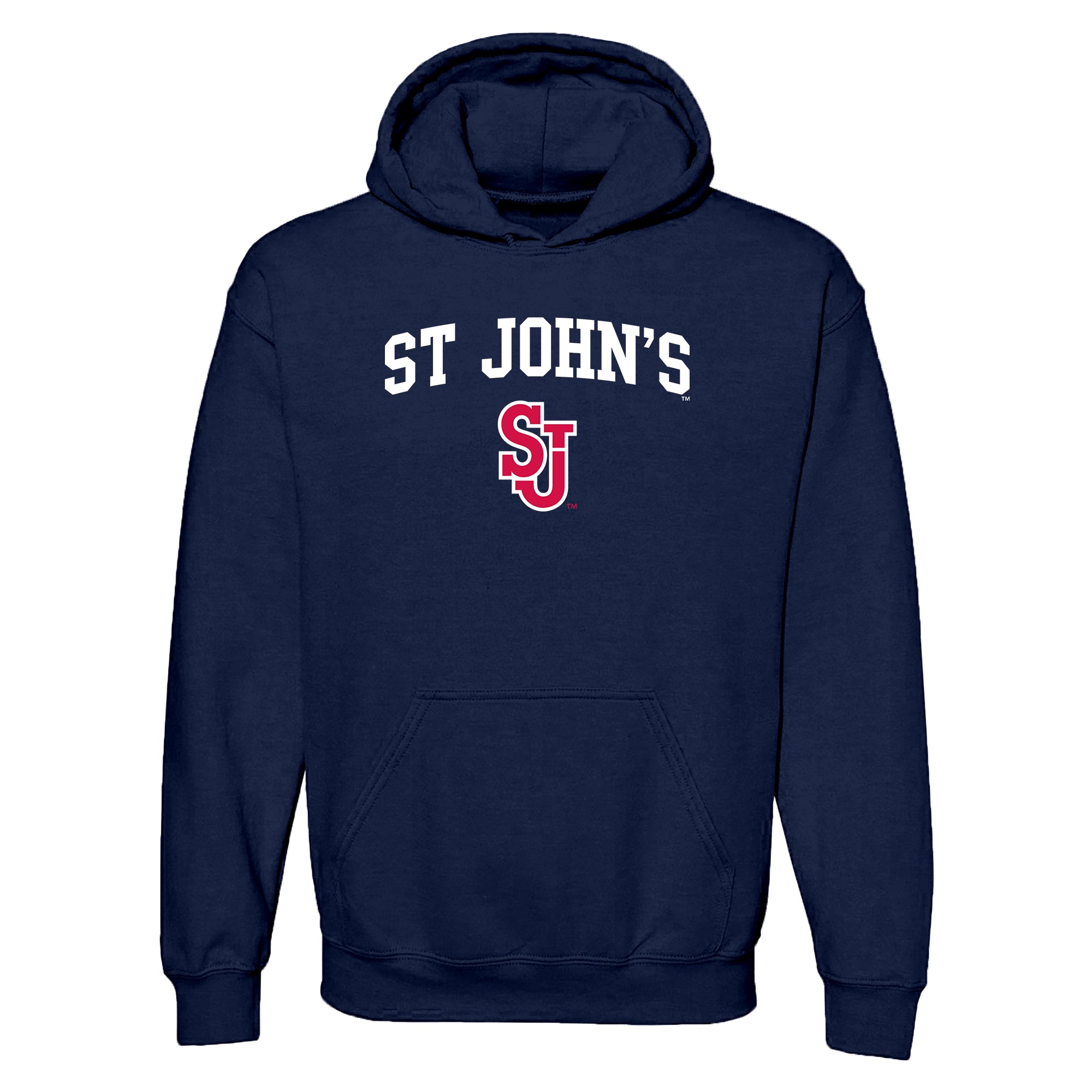 St. John's Red Storm Basketball Hoodie - Officially Licensed Pullover With Icon Logo