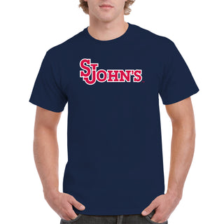 St John's University Red Storm Primary Logo T-Shirt - Navy