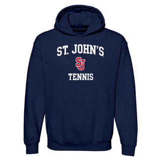 St John's Red Storm Arch Logo Tennis Hoodie - Navy