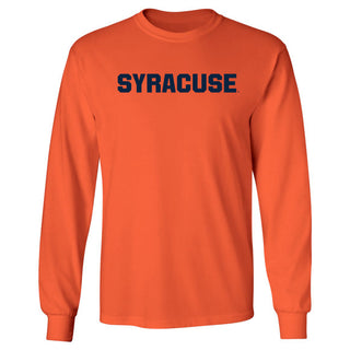 Syracuse Oranges Basic Block Long Sleeve - Orange