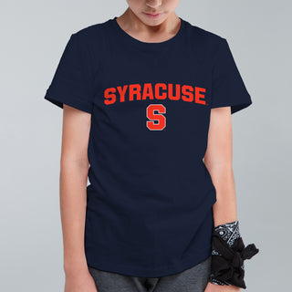 Syracuse Oranges Arch Logo Youth T-Shirt - Navy