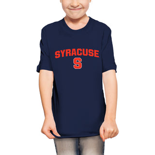 Syracuse Oranges Arch Logo Youth T-Shirt - Navy