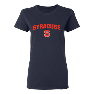 Syracuse Oranges Arch Logo Women's T-Shirt - Navy