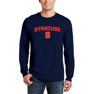 Syracuse Oranges Arch Logo Long Sleeve - Navy