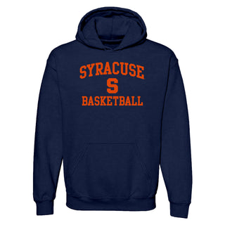 Syracuse Orange Arch Logo Basketball Hoodie - Navy