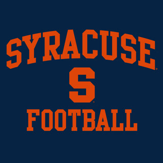 Syracuse Orange Arch Logo Football T-Shirt - Navy