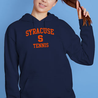 Syracuse Orange Arch Logo Tennis Hoodie - Navy