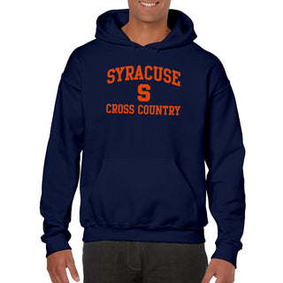 Syracuse Orange Arch Logo Cross Country Hoodie - Navy