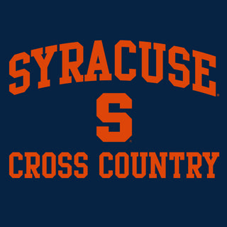 Syracuse Orange Arch Logo Cross Country Hoodie - Navy