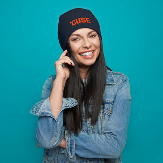 Syracuse Orange Cuse Wordmark Beanie - Navy