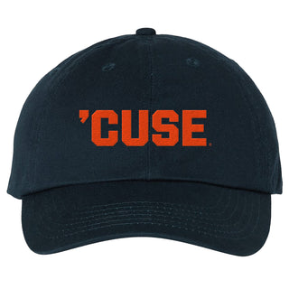 Syracuse Orange Cuse Wordmark Dad Hat - Navy