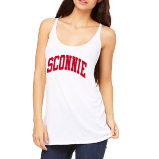 Sconnie Arch Slouchy Tank - White