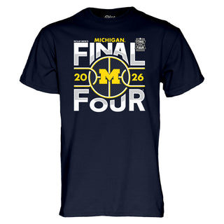 Blue 84 Michigan Basketball 2026 Final Four T-Shirt - Navy