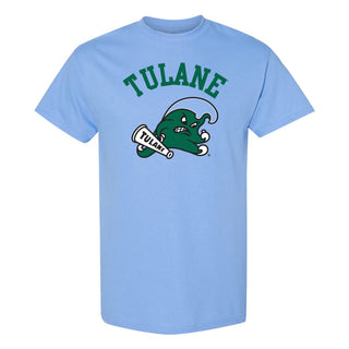 Tulane Green Wave Arch Logo T-Shirt - C Blue