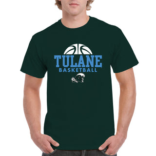 Tulane Green Wave Basketball Hype T-Shirt - Forest