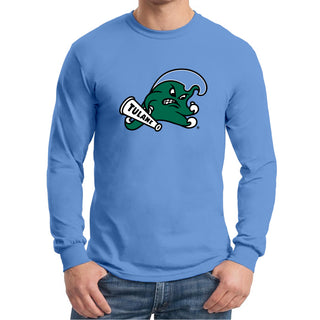 Tulane University Green Wave Primary Logo Long Sleeve - CBlue
