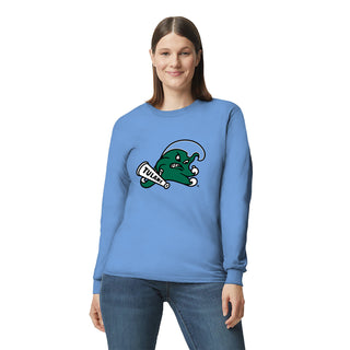 Tulane University Green Wave Primary Logo Long Sleeve - CBlue