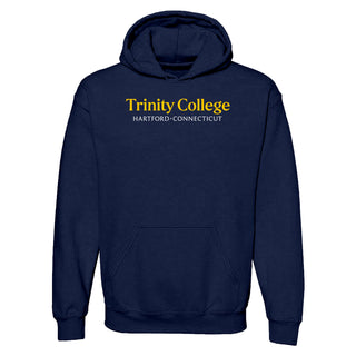 Trinity College Bantams Basic Block Heavy Blend Hoodie - Navy