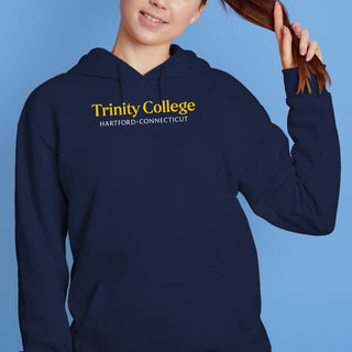 Trinity College Bantams Basic Block Heavy Blend Hoodie - Navy