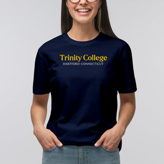 Trinity College Bantams Basic Block Cotton Short Sleeve T Shirt - Navy