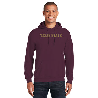 Texas State Bobcats Basic Block Hoodie - Maroon