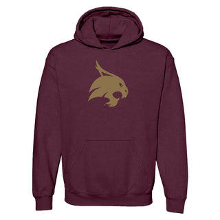 Texas State Bobcats Primary Logo Hoodie - Maroon