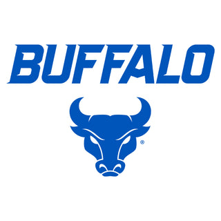 University at Buffalo Bulls Primary Logo Short Sleeve T Shirt - White