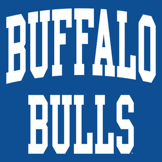 University at Buffalo Bulls Front Back Print Short Sleeve T Shirt - Royal