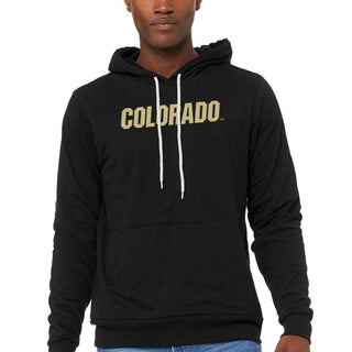 Colorado Basic Block Sponge Fleece Hoodie - Charcoal Black Heather