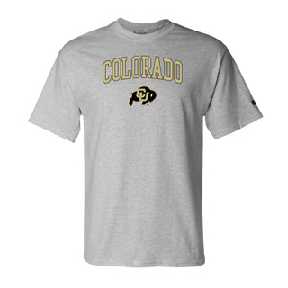 Colorado Arch Logo Champion SS T-Shirt - Light Steel