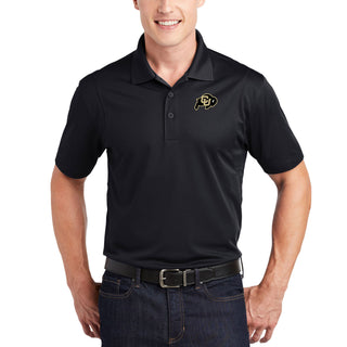 Colorado Primary Logo EMB Micropique Polo - Black