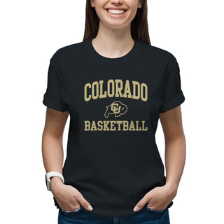 Colorado Arch Logo Basketball T-Shirt - Black