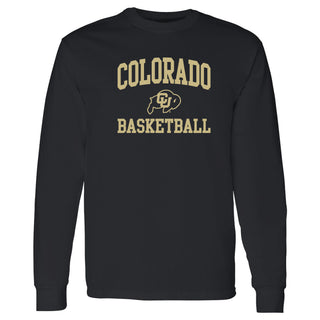 Colorado Arch Logo Basketball Long Sleeve - Black