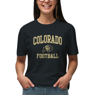 Colorado Arch Logo Football T-Shirt - Black