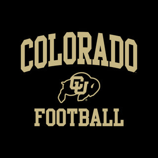 Colorado Arch Logo Football Hoodie - Black
