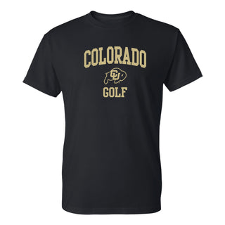 Colorado Arch Logo Golf T-Shirt - Black