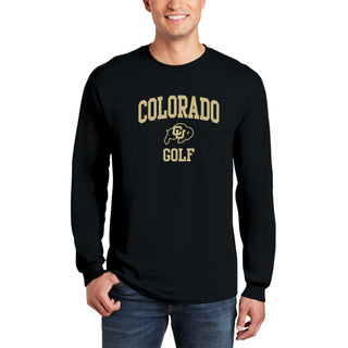 Colorado Arch Logo Golf Long Sleeve - Black