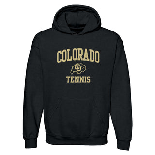 Colorado Arch Logo Tennis Hoodie - Black