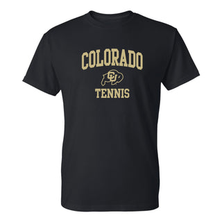 Colorado Arch Logo Tennis T-Shirt - Black