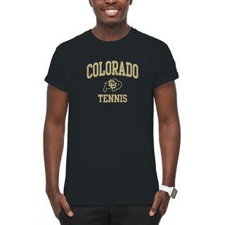 Colorado Arch Logo Tennis T-Shirt - Black