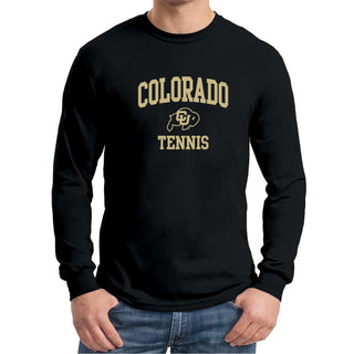 Colorado Arch Logo Tennis Long Sleeve - Black